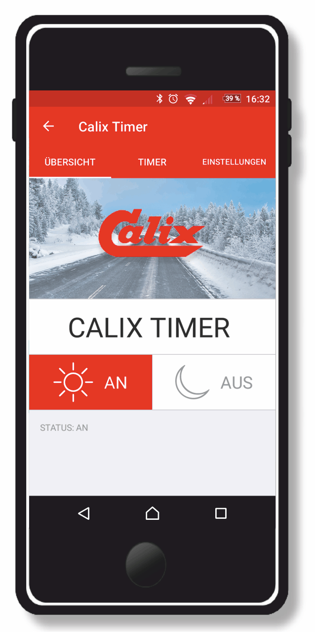 Calix Timer Bluetooth fr Smartphone
