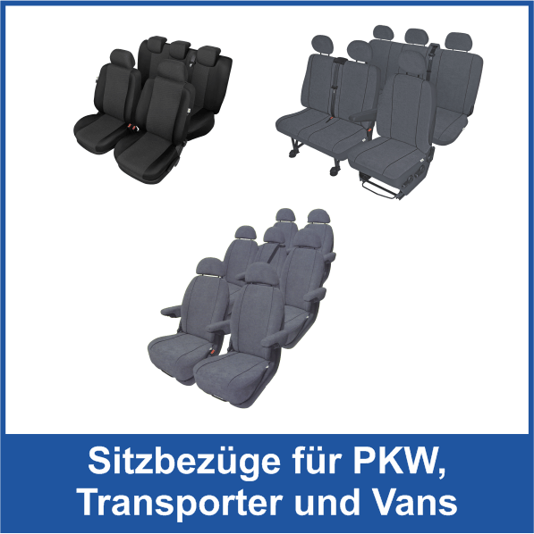 Sitzbezüge für PKW, Transporter und Vans
