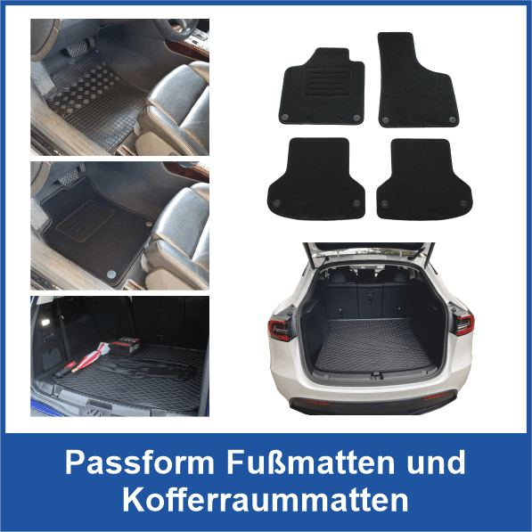 Passform Fumatten und Kofferraummatten