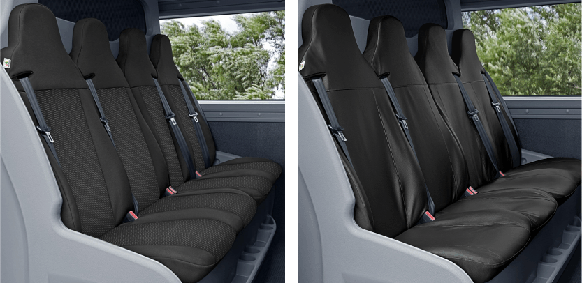 Passform Sitzbezge Renault Master Opel Movano und Nissan NV 400 fr 4er Sitzbank