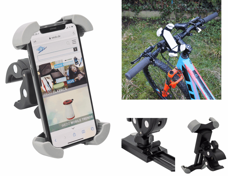 Smartphone Klemmhalter für Fahrradlenker